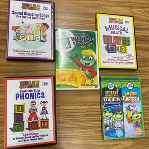 LeapFrog and Heidi Songs Educational DVD Set